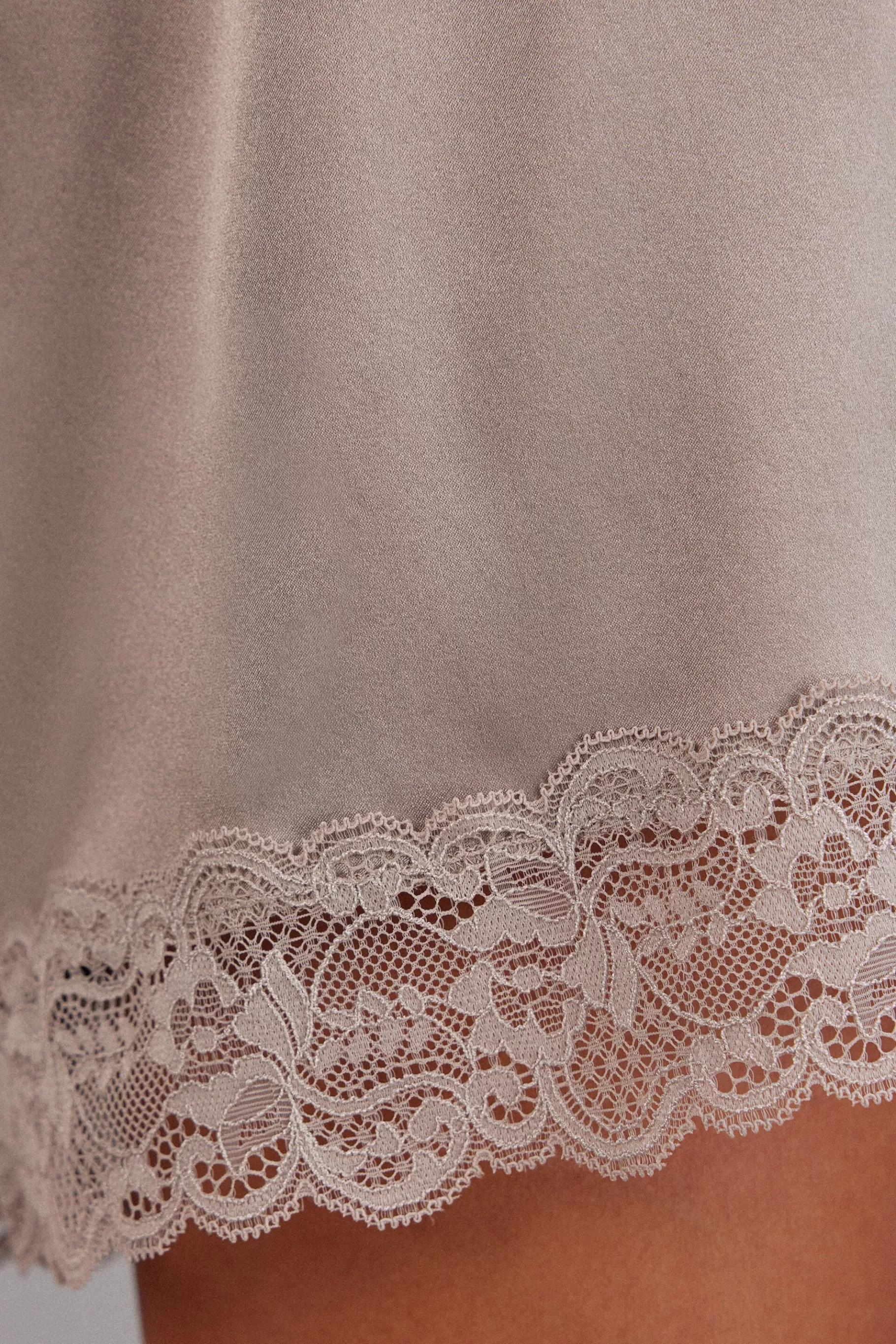 Intimissimi Pyjamas Mix & Match | Pyjamas Med Shorts^Shorts i siden med spets