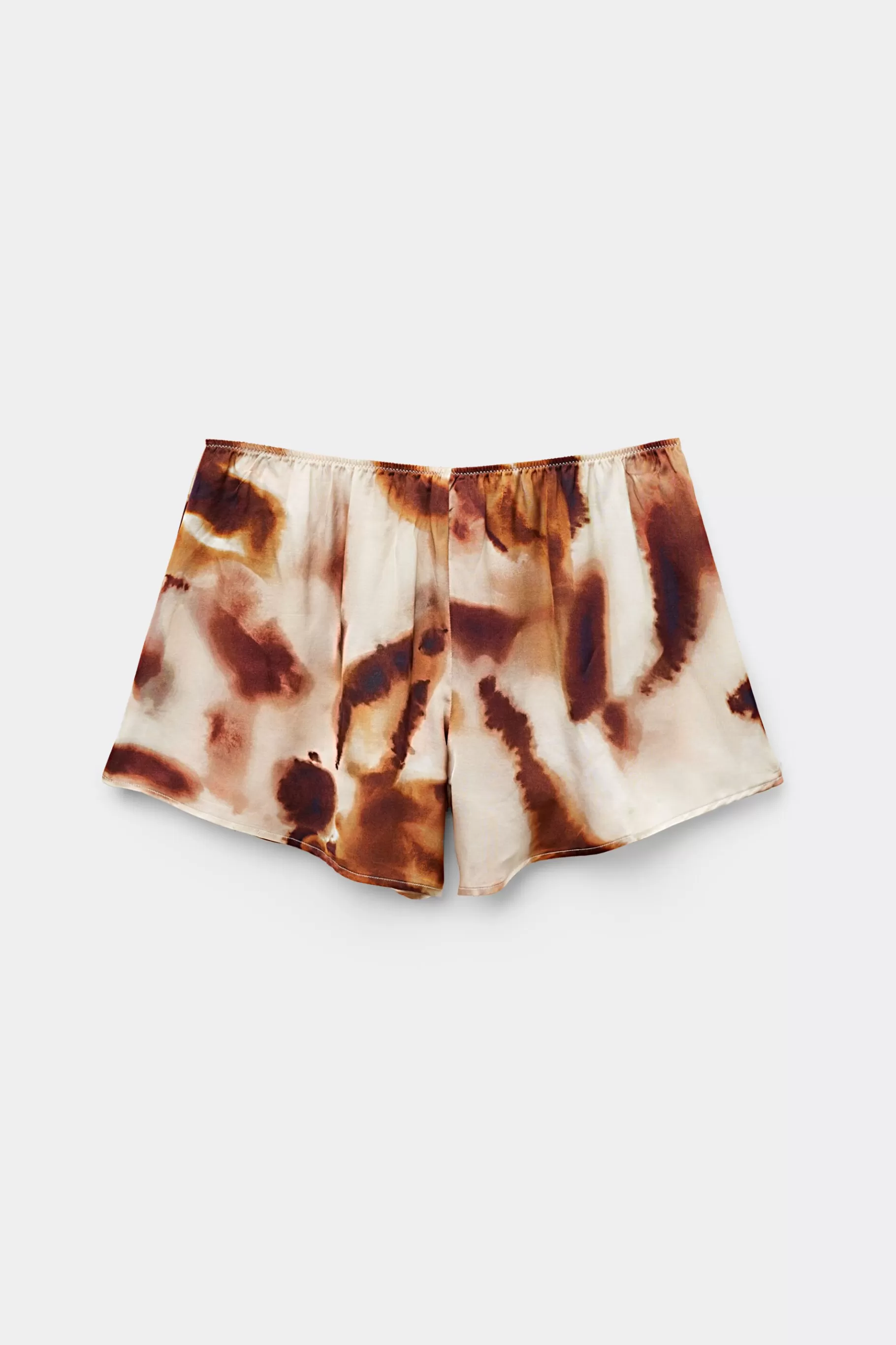 Intimissimi Pyjamas Mix & Match | Pyjamas Med Shorts^Shorts med hög midja i viskossatin Sun Goes Down