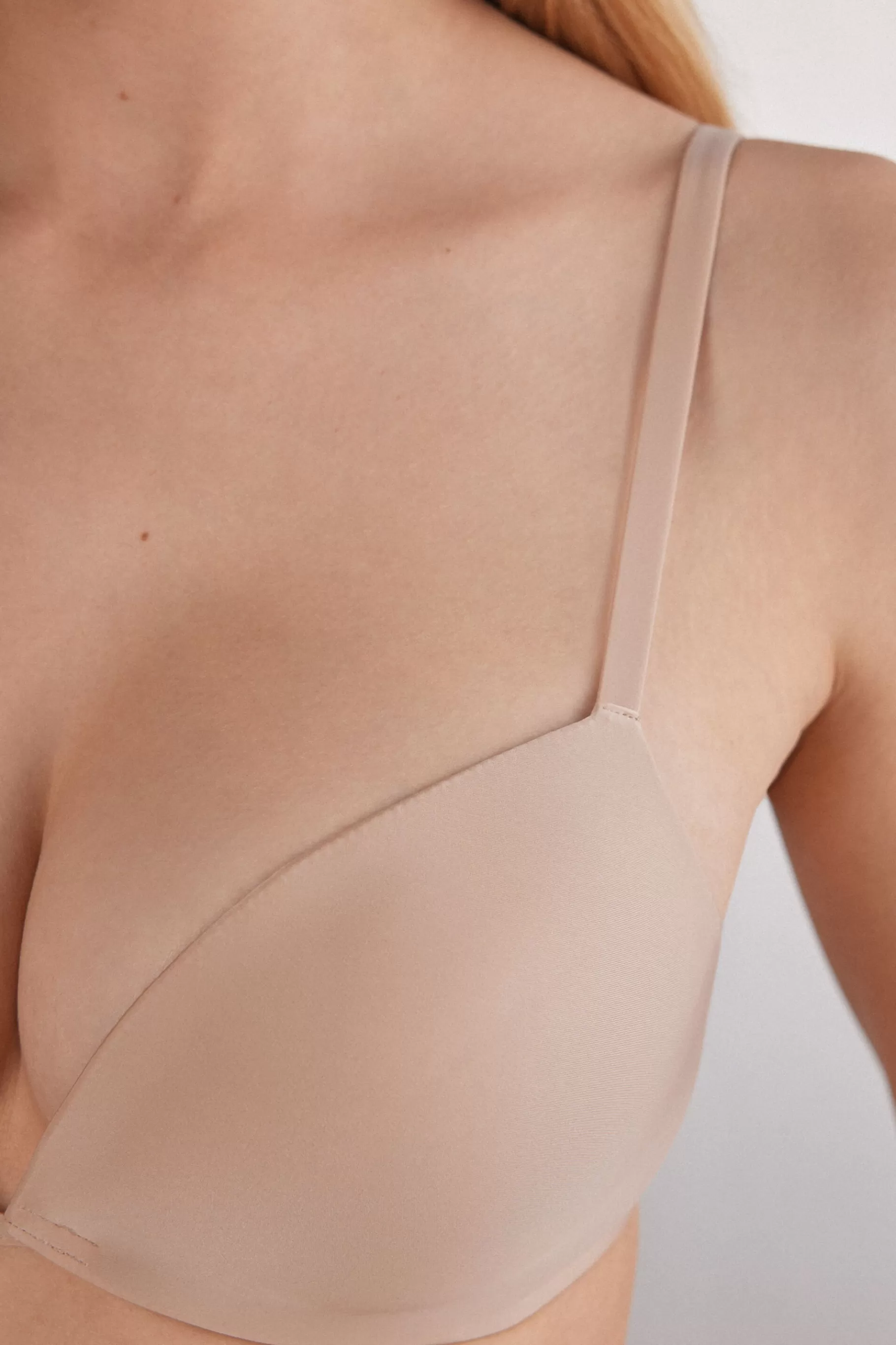 Intimissimi Med Vaddering | Med Bygel^Silvia pushup-behå i mikrofiber Ultralight