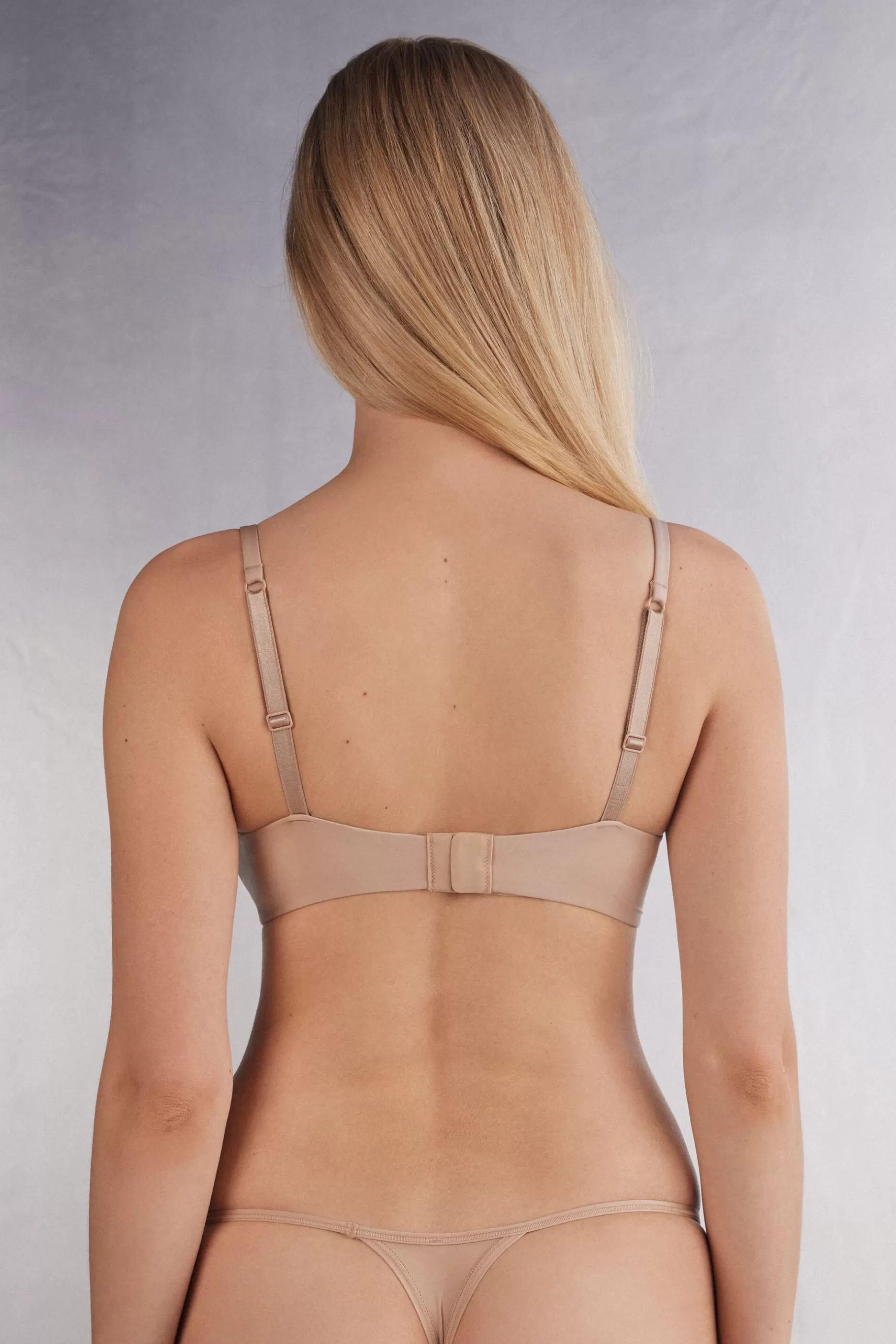 Intimissimi Med Vaddering | Med Bygel^Silvia pushup-behå i mikrofiber Ultralight