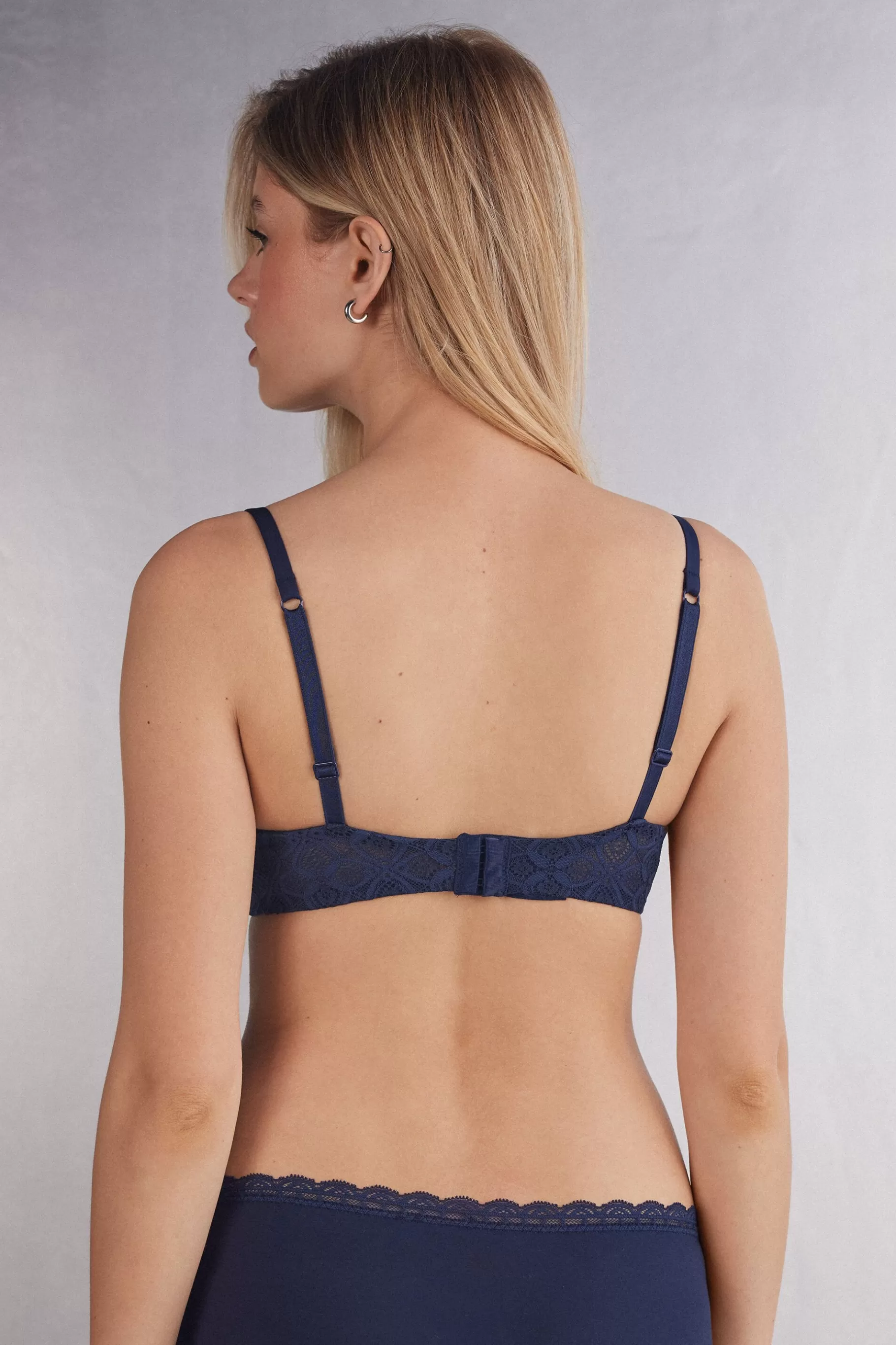 Intimissimi Med Vaddering | Med Bygel^Silvia pushup-behå i spets