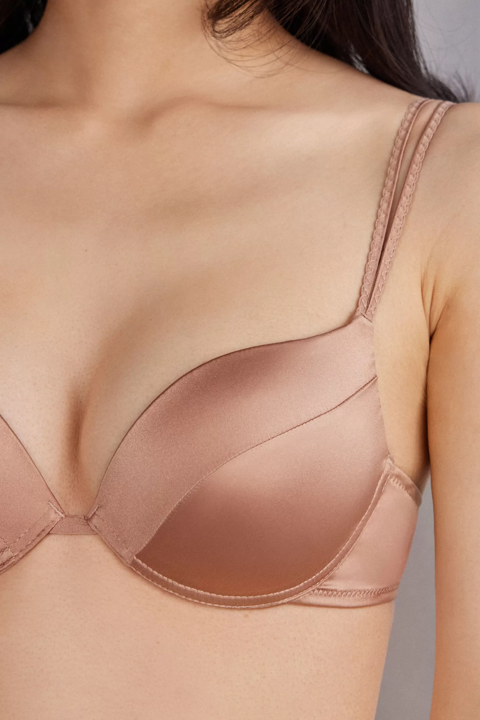 Intimissimi Med Vaddering | Med Bygel^Superpushup-behå Simona Cool Minimal