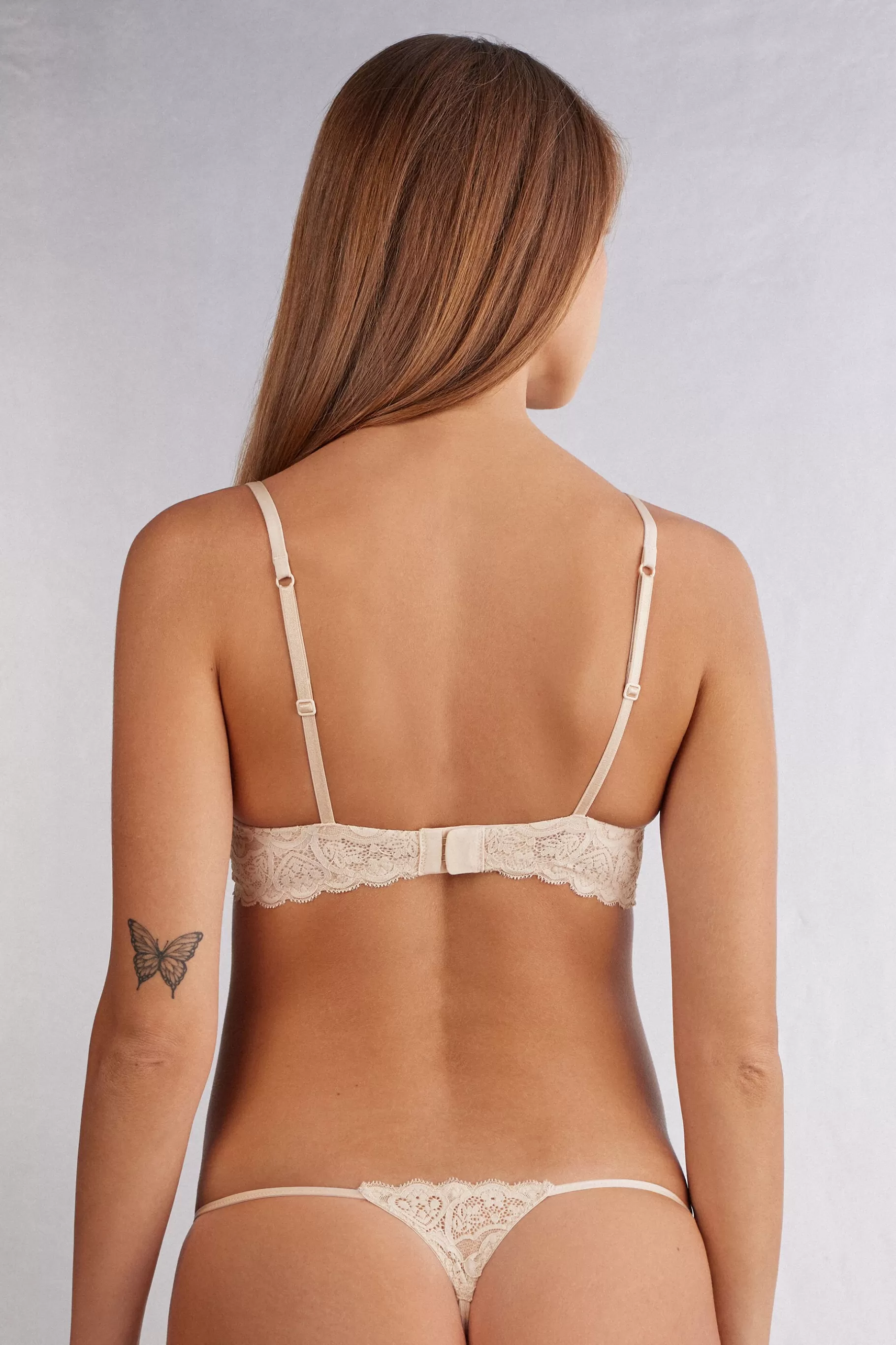 Intimissimi Med Vaddering | Med Bygel^Superpushup-bh i spets Gioia