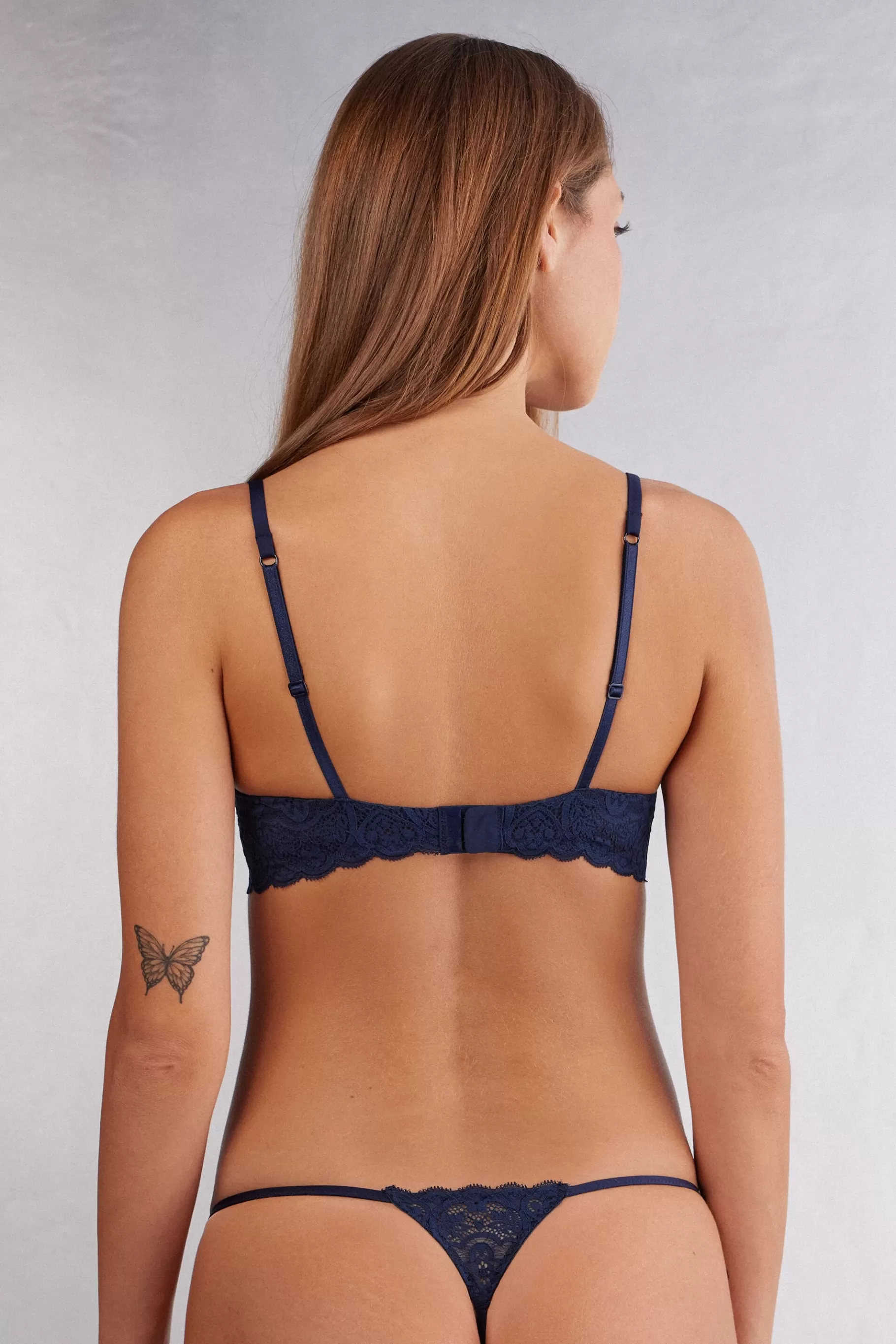 Intimissimi Med Vaddering | Med Bygel^Superpushup-bh i spets Gioia