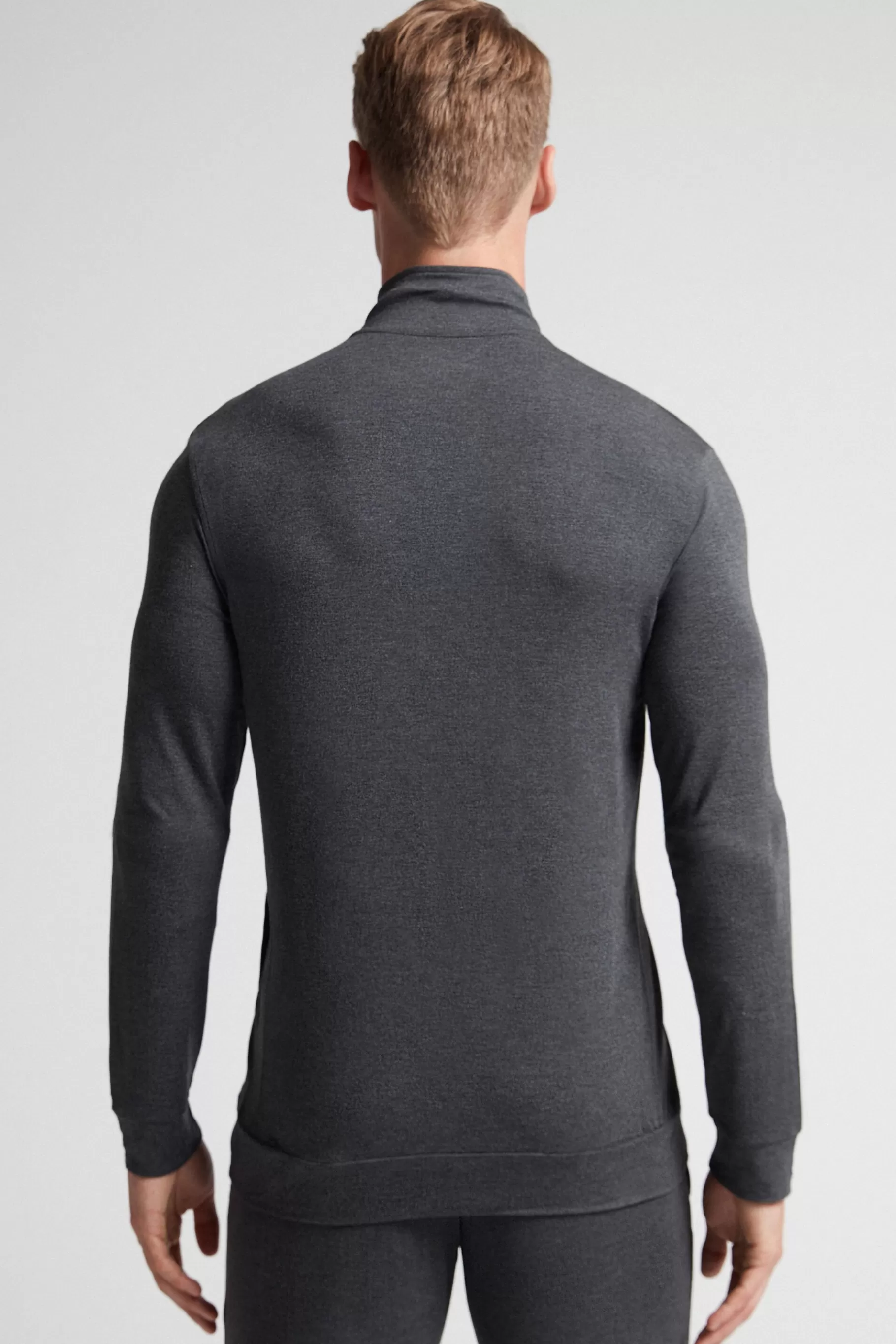 Intimissimi Tröjor^Sweatshirt med dragkedja i siden och modal