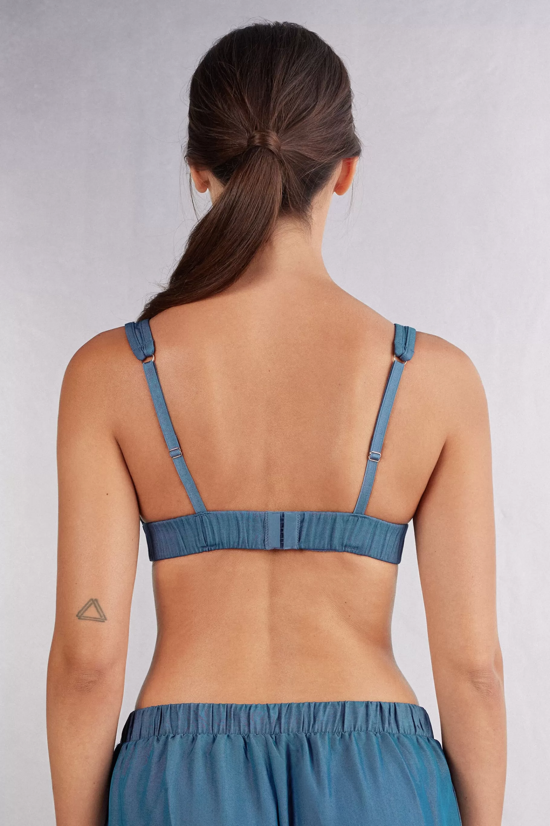 Intimissimi Utan Vaddering | Utan Bygel^Triangelbehå Flower Paisley