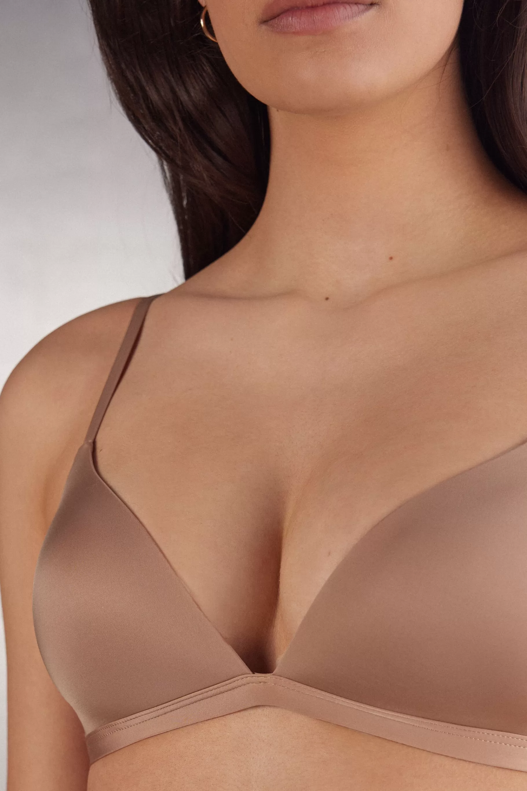 Intimissimi Med Vaddering | Utan Bygel^Triangelbehå Tiziana i mikrofiber Ultralight