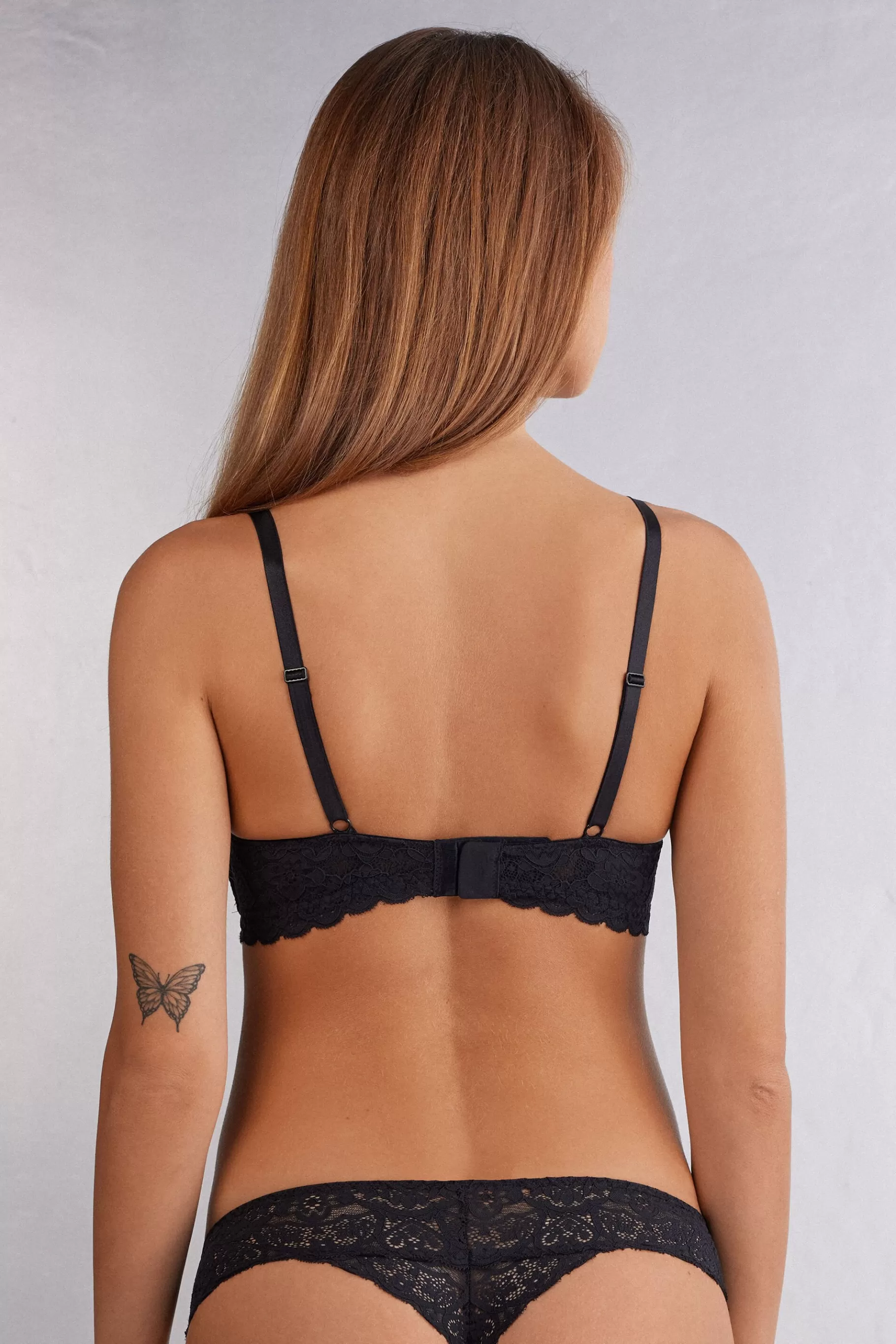Intimissimi Med Vaddering | Utan Bygel^Triangel-bh i spets Adele