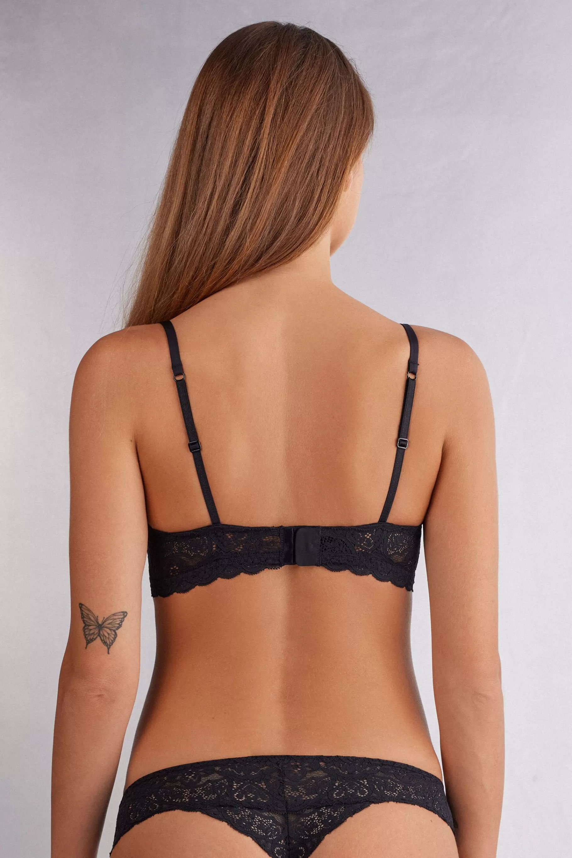 Intimissimi Utan Bygel | Triangel^Triangel-bh i spets Tiziana