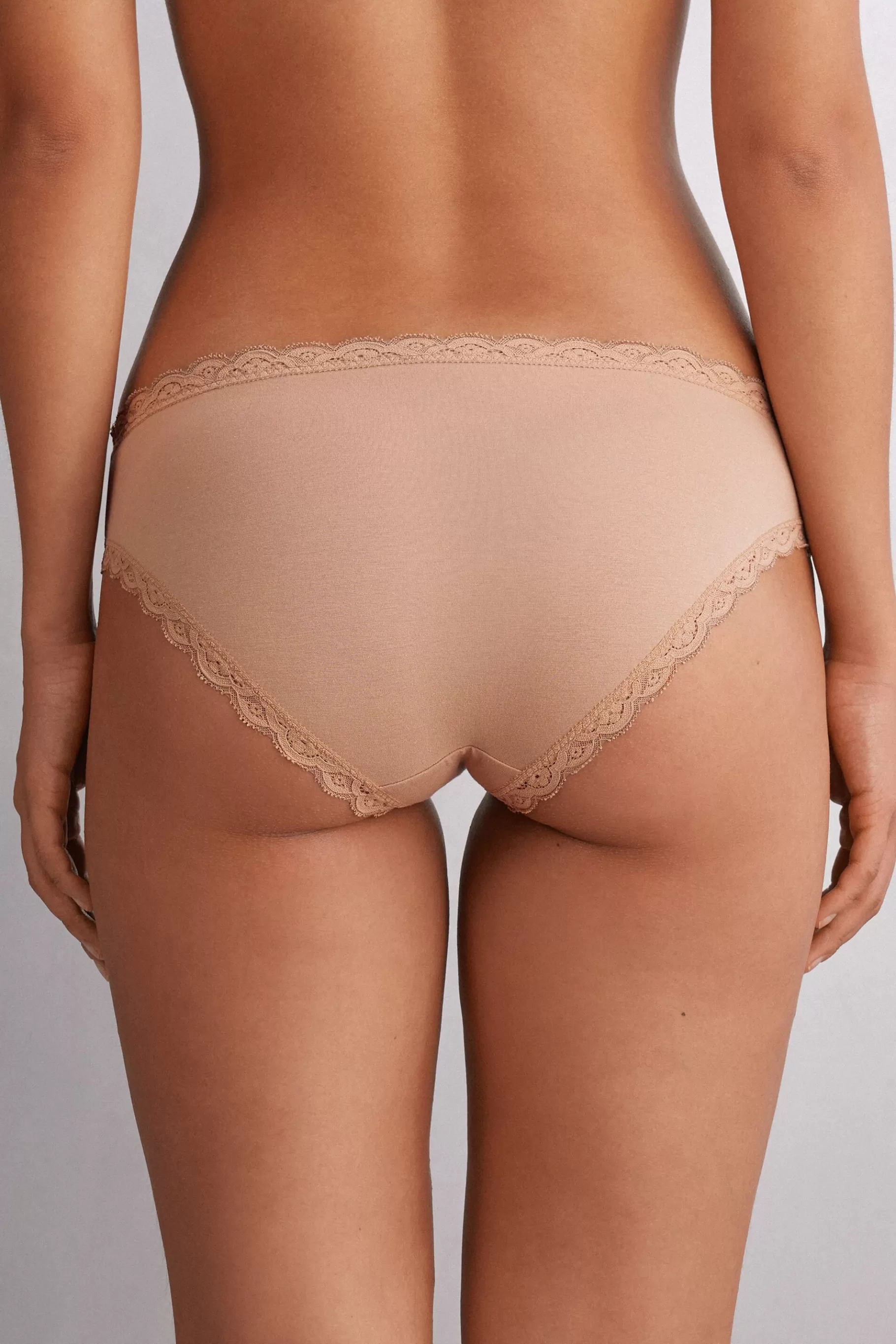 Intimissimi Trosor^Trosor i bomull och spets