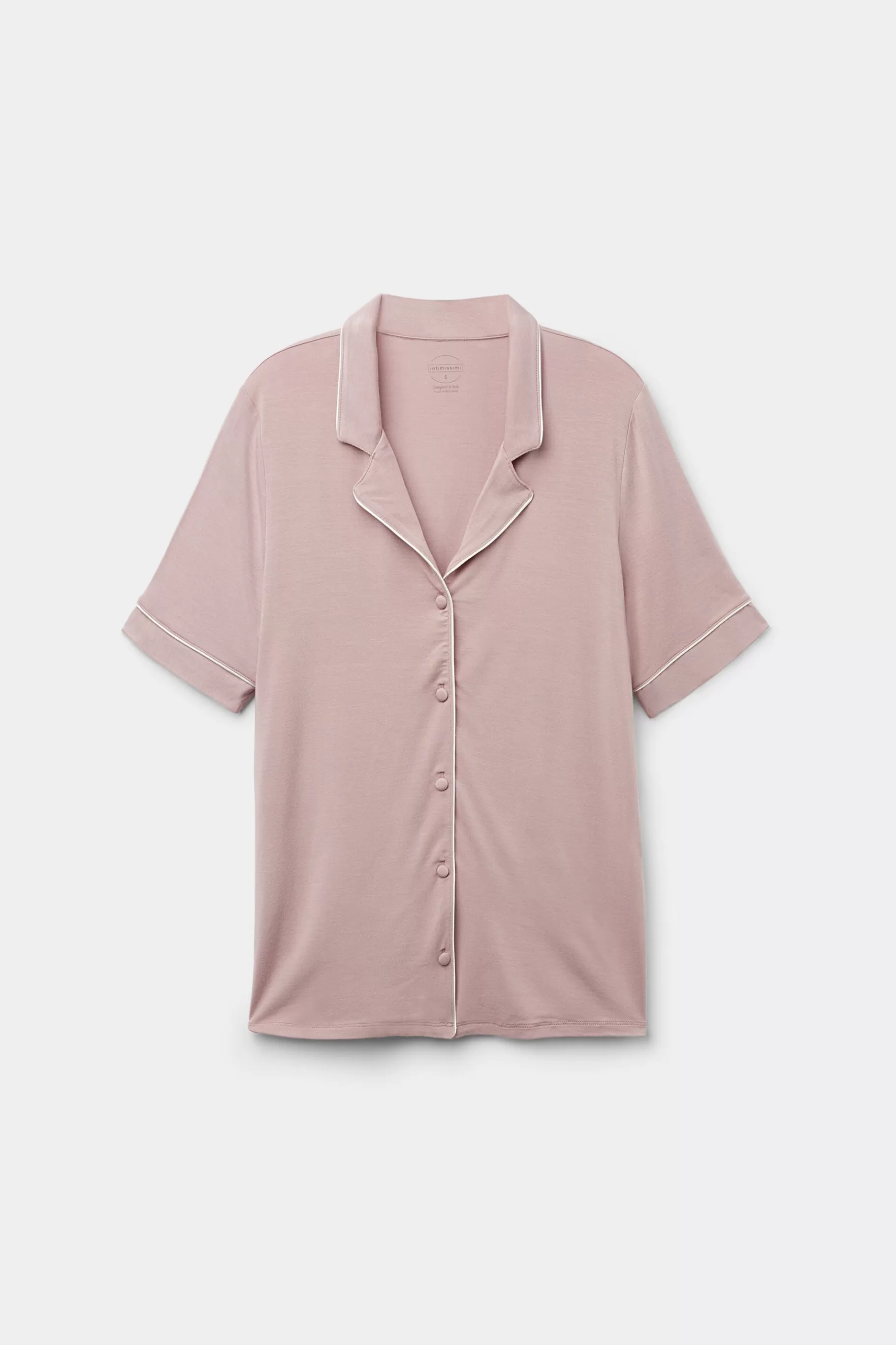 Intimissimi Pyjamas Med Shorts | Pyjamas Mix & Match^Tröja med kort ärm och öppning fram i modal