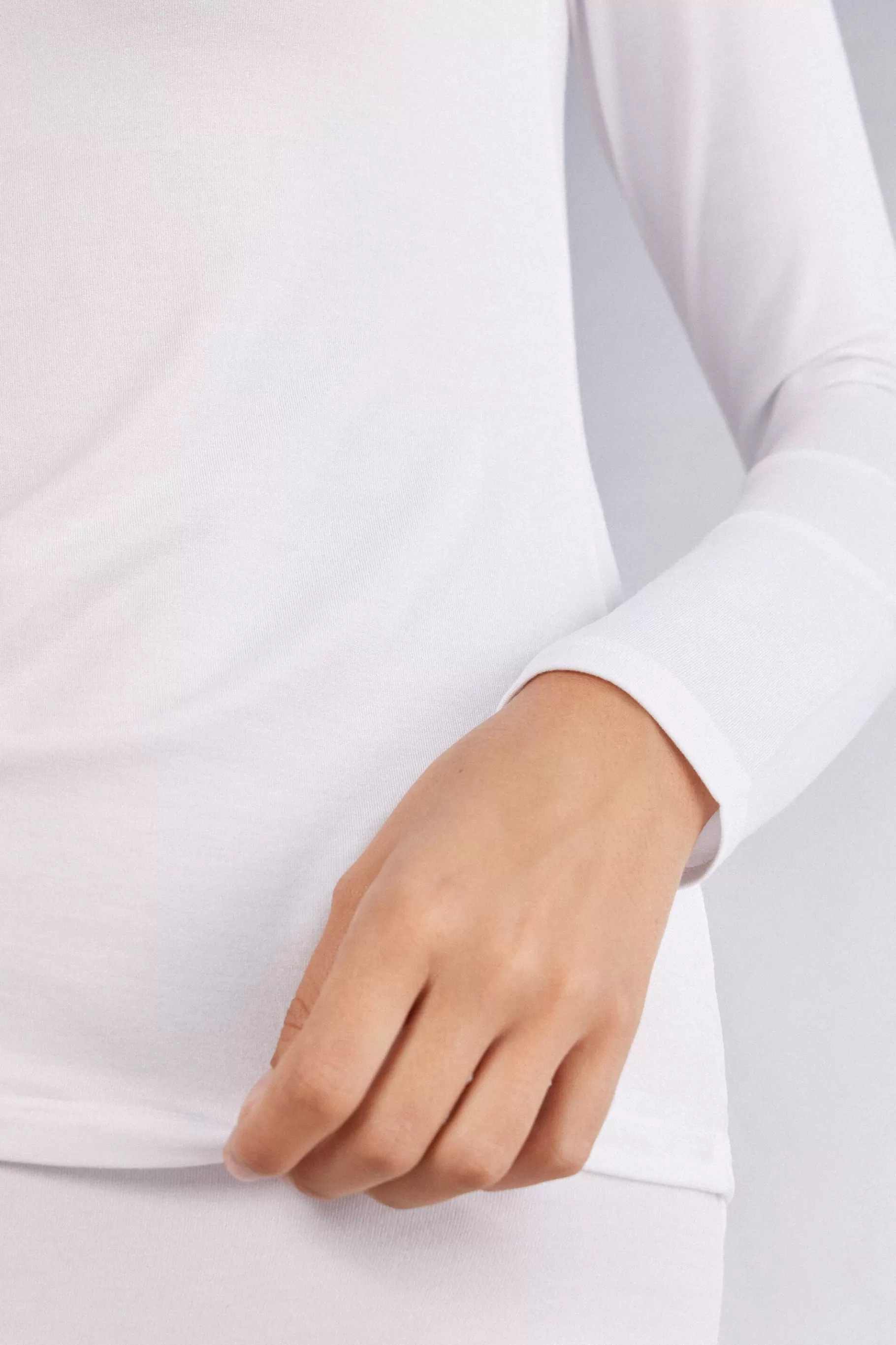 Intimissimi Långärmat^Tröja med lång ärm och båtringning i mikromodal