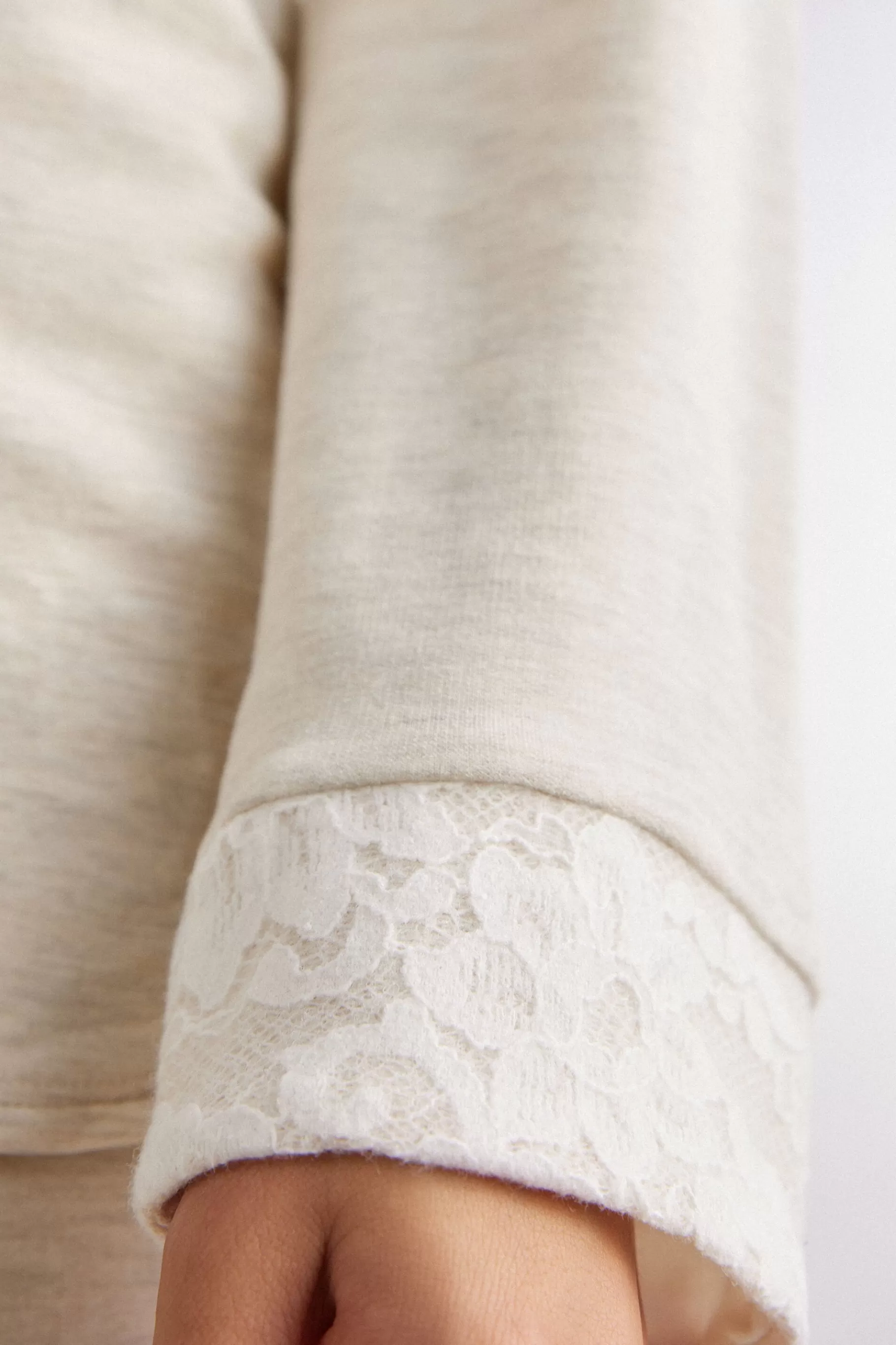 Intimissimi Pyjamas Mix & Match | Pyjamas Med Långbyxor^Tröja med öppning framtill i modal och ull Baby It's Cold Outside