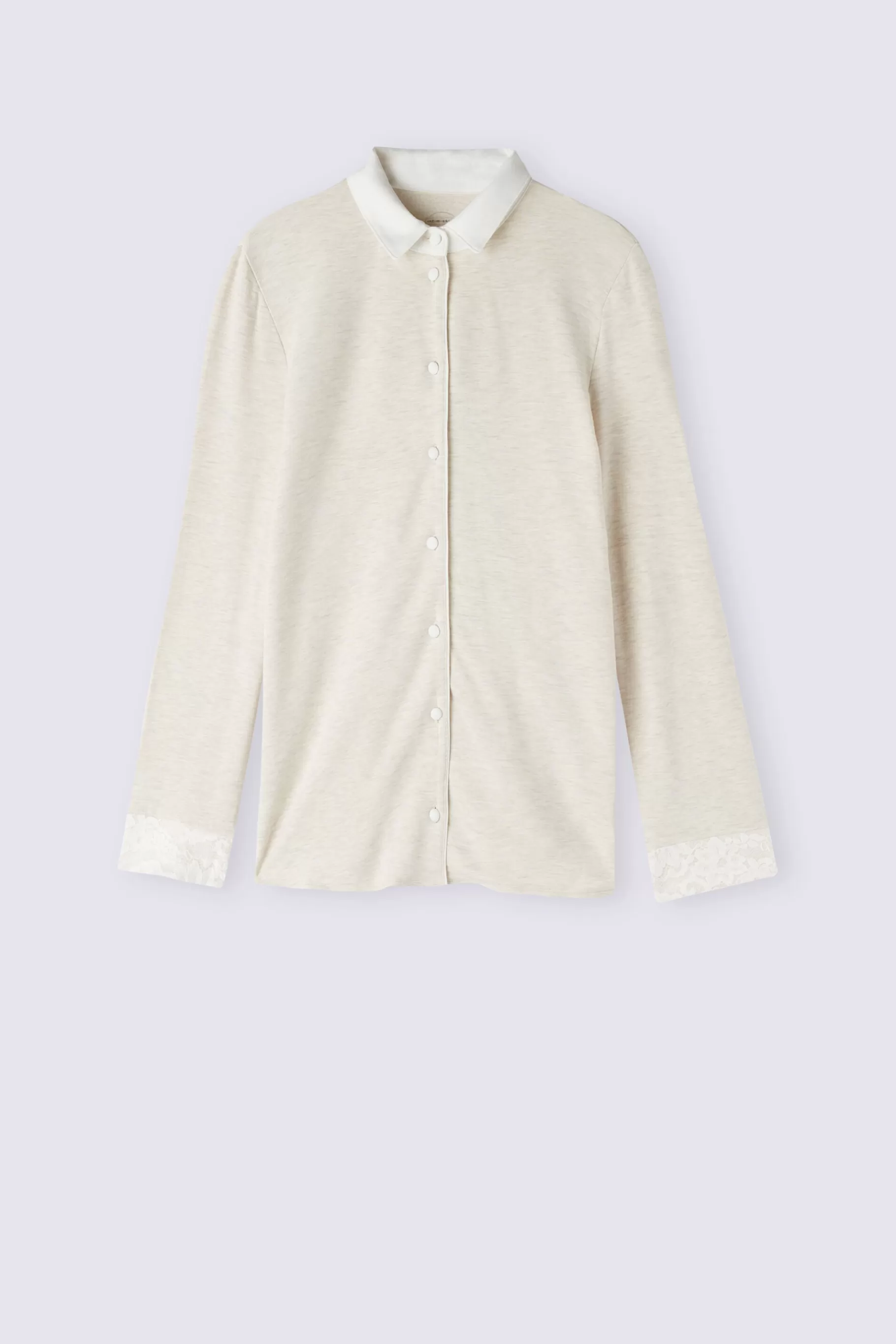 Intimissimi Pyjamas Mix & Match | Pyjamas Med Långbyxor^Tröja med öppning framtill i modal och ull Baby It's Cold Outside