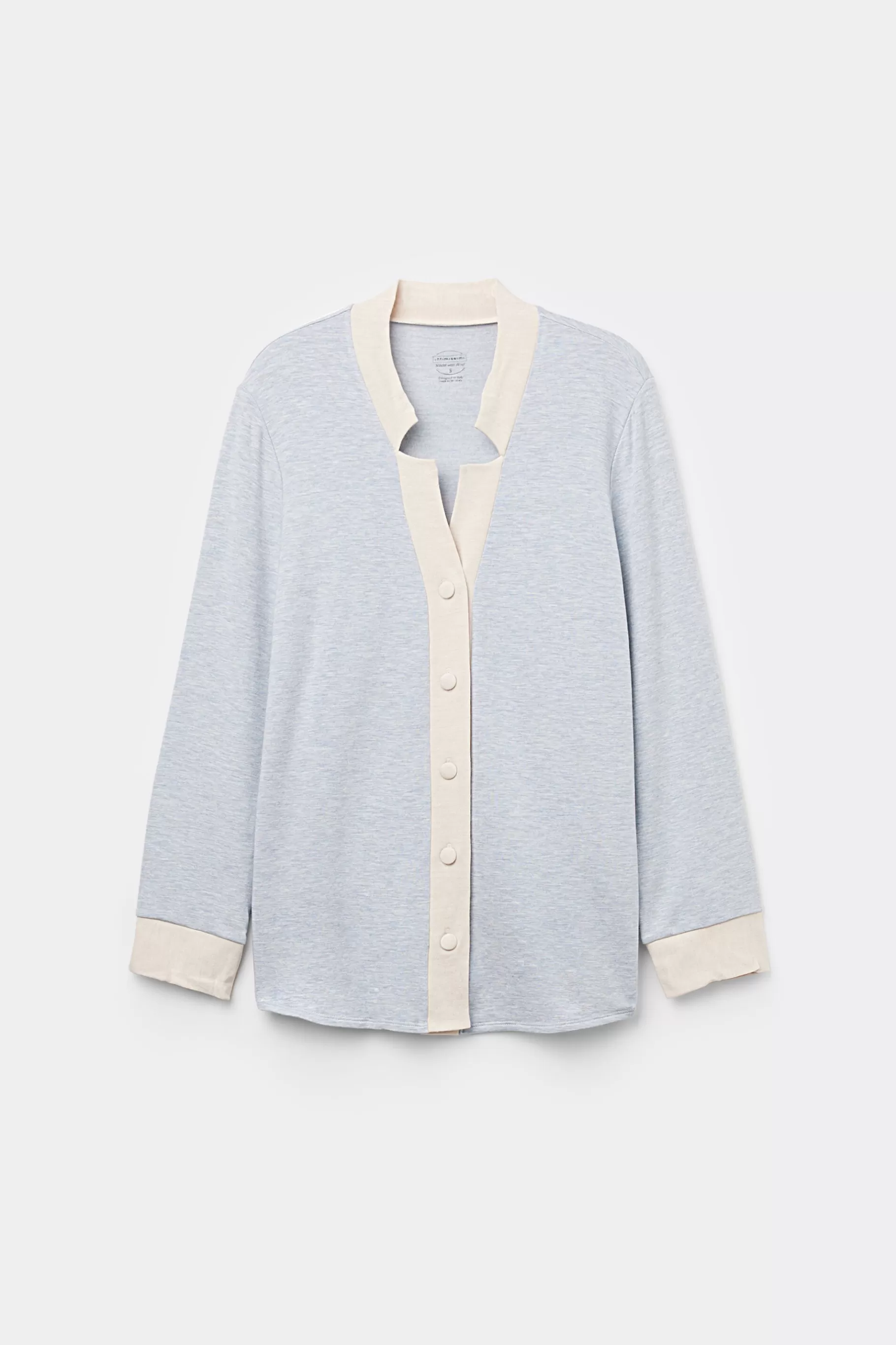 Intimissimi Pyjamas Mix & Match | Pyjamas Med Långbyxor^Tröja med öppning framtill i modal och ull Cold Winter Night