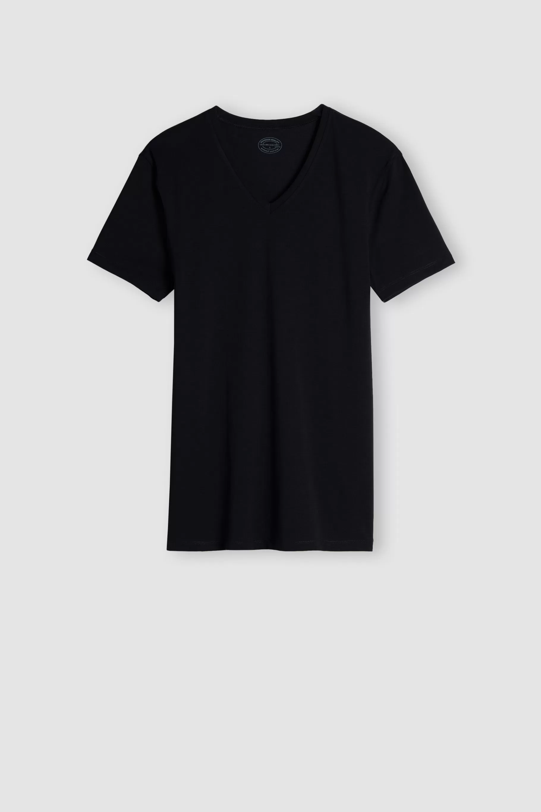 Intimissimi T-shirt / Polo^T-shirt med V-ringad hals i Superior-bomullsstretch
