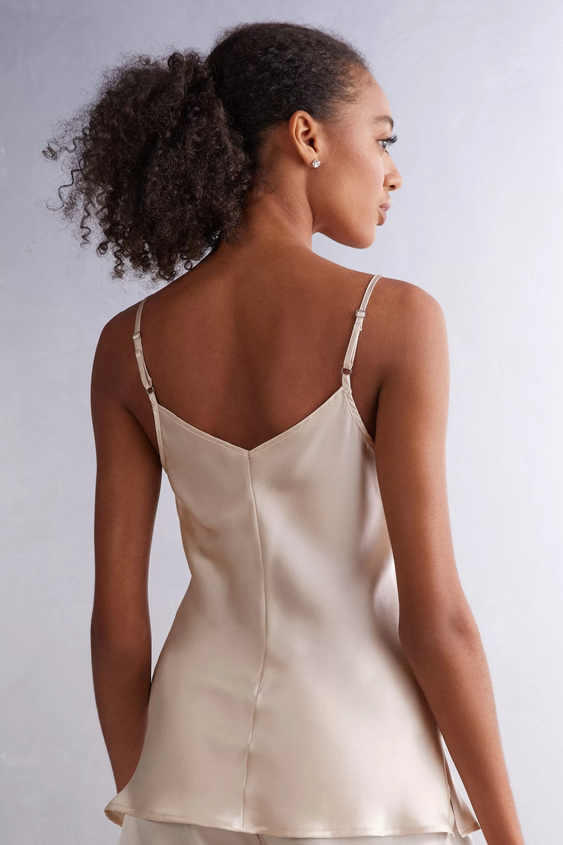 Intimissimi Pyjamas Mix & Match | Toppar / Linnen^V-ringad topp i sidensatin